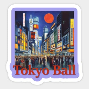 Japan Tokyo Ball by Kana Kanjin Sticker